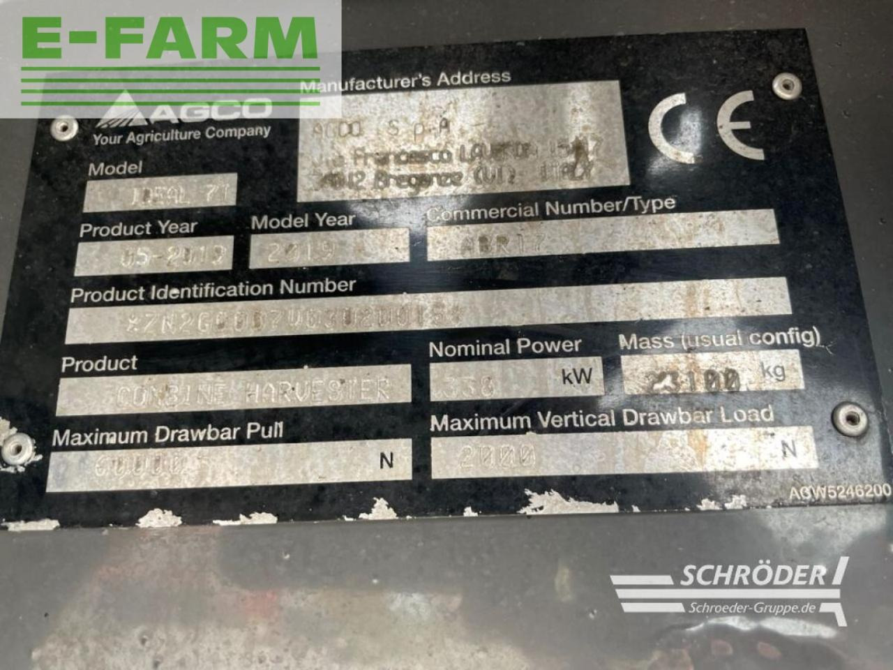 Mietitrebbia Fendt ideal 7 t: foto 30