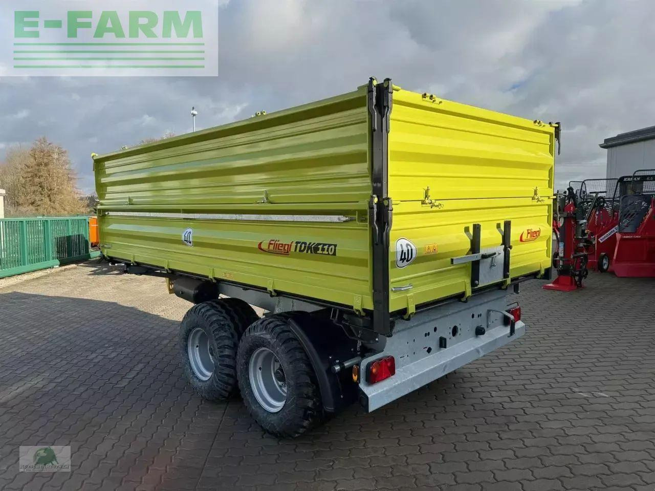 Fliegl tdk 110-88 - Rimorchio a cassone agricolo: foto 3 Fliegl tdk 110-88 - Rimorchio a cassone agricolo: foto 3