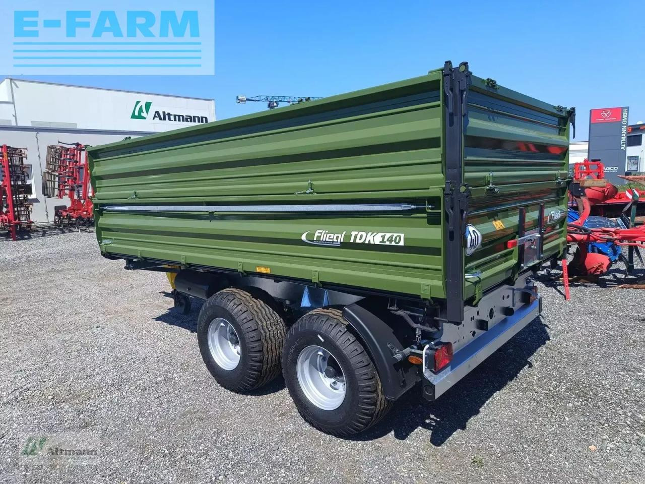 Fliegl tdk140 fox - Rimorchio a cassone agricolo: foto 3 Fliegl tdk140 fox - Rimorchio a cassone agricolo: foto 3