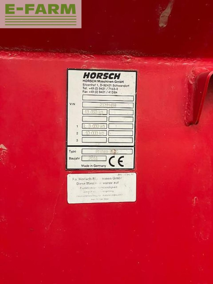Seminatrice Horsch pronto 8 dc: foto 16