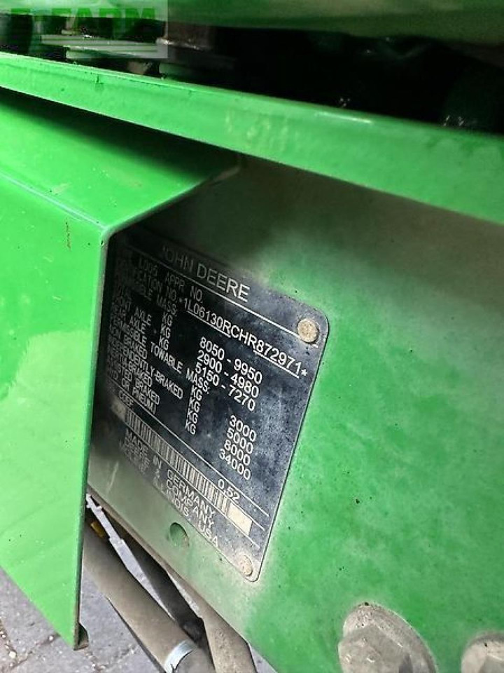 Trattore John Deere 6130r ap+frontlader at-ready+lucht: foto 31