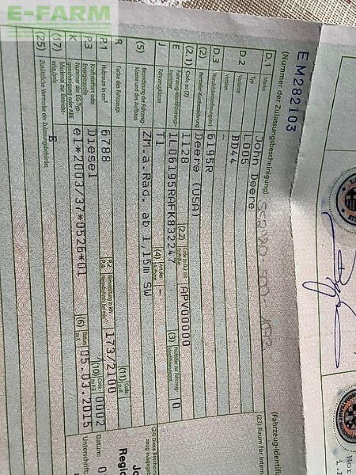 John Deere 6195r *auto quad* 3200bh - Trattore: foto 4 John Deere 6195r *auto quad* 3200bh - Trattore: foto 4