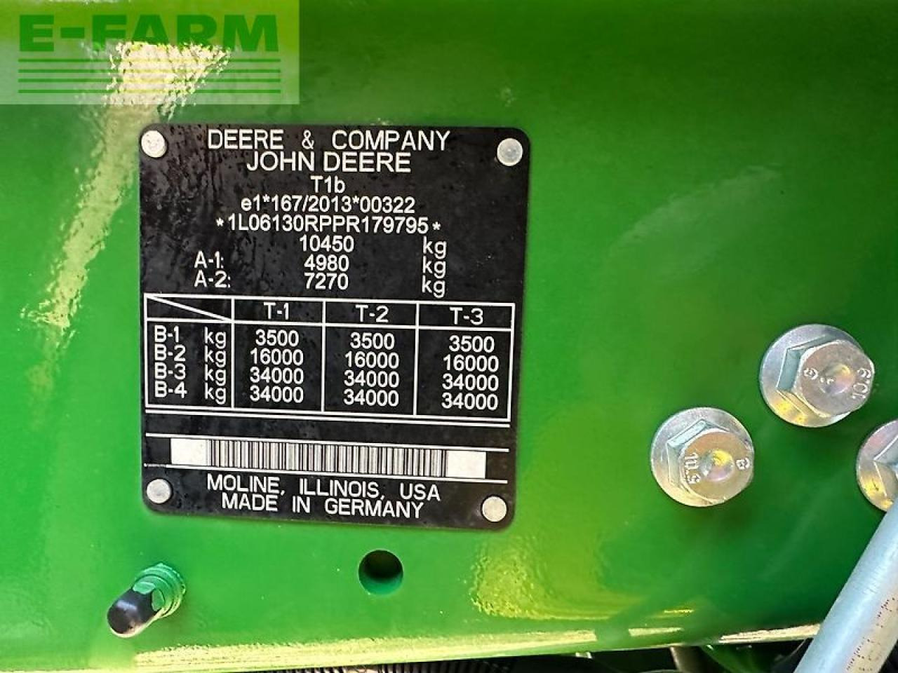 Trattore John Deere 6r130 ap-50 km/h at-ready: foto 35