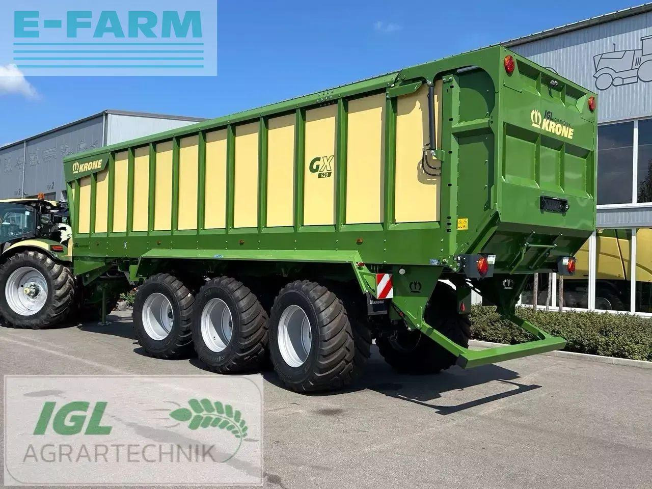 Krone gx 520 (tt801-30) - Rimorchio a cassone agricolo: foto 3 Krone gx 520 (tt801-30) - Rimorchio a cassone agricolo: foto 3