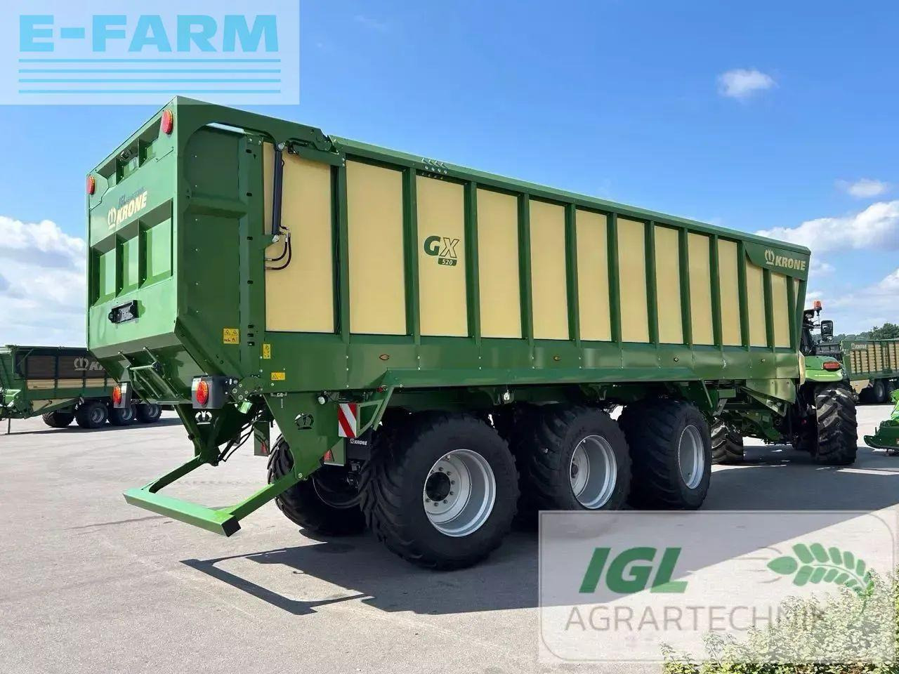 Krone gx 520 (tt801-30) - Rimorchio a cassone agricolo: foto 5 Krone gx 520 (tt801-30) - Rimorchio a cassone agricolo: foto 5