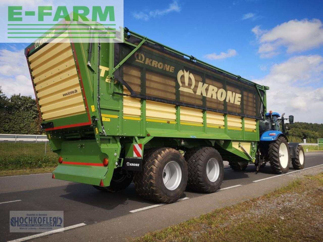 Krone tx 460 - Rimorchio a cassone agricolo: foto 5 Krone tx 460 - Rimorchio a cassone agricolo: foto 5