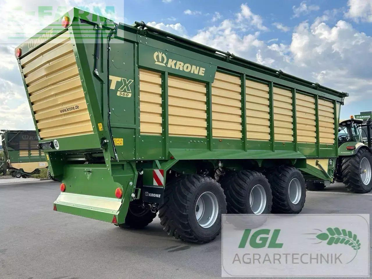 Krone tx 560 - Rimorchio a cassone agricolo: foto 5 Krone tx 560 - Rimorchio a cassone agricolo: foto 5