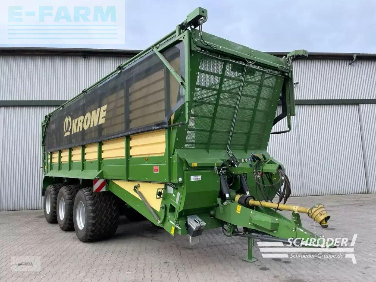 Krone tx 560 | waage + laderaumabdeckung - Rimorchio a cassone agricolo: foto 1 Krone tx 560 | waage + laderaumabdeckung - Rimorchio a cassone agricolo: foto 1