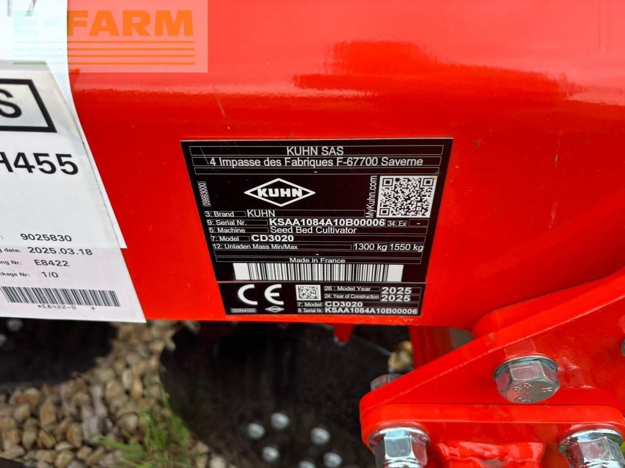 Kuhn cd 3020 - Erpice a dischi: foto 4 Kuhn cd 3020 - Erpice a dischi: foto 4