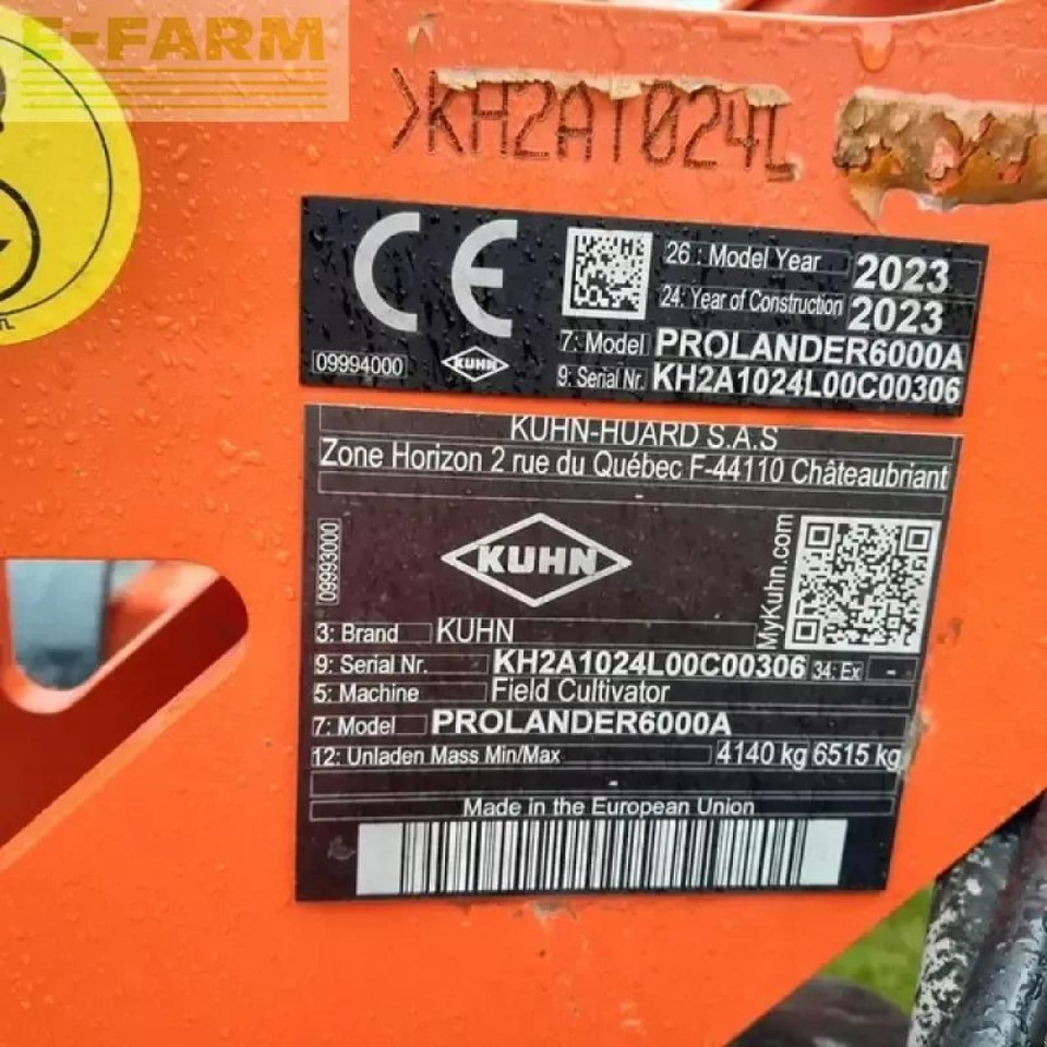 Kuhn prolander 6000 - Coltivatore: foto 5 Kuhn prolander 6000 - Coltivatore: foto 5