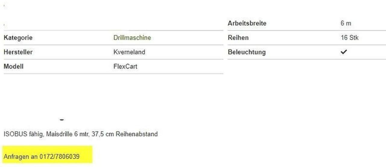 Kverneland flexcard - Seminatrice: foto 3 Kverneland flexcard - Seminatrice: foto 3