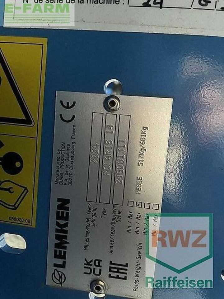 Lemken polaris 14 / 3000 - Spandiconcime: foto 5 Lemken polaris 14 / 3000 - Spandiconcime: foto 5