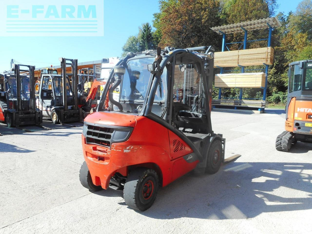 Linde h30d-02 triplex 5,5m + ss + halbkabine - Carrello elevatore: foto 4 Linde h30d-02 triplex 5,5m + ss + halbkabine - Carrello elevatore: foto 4