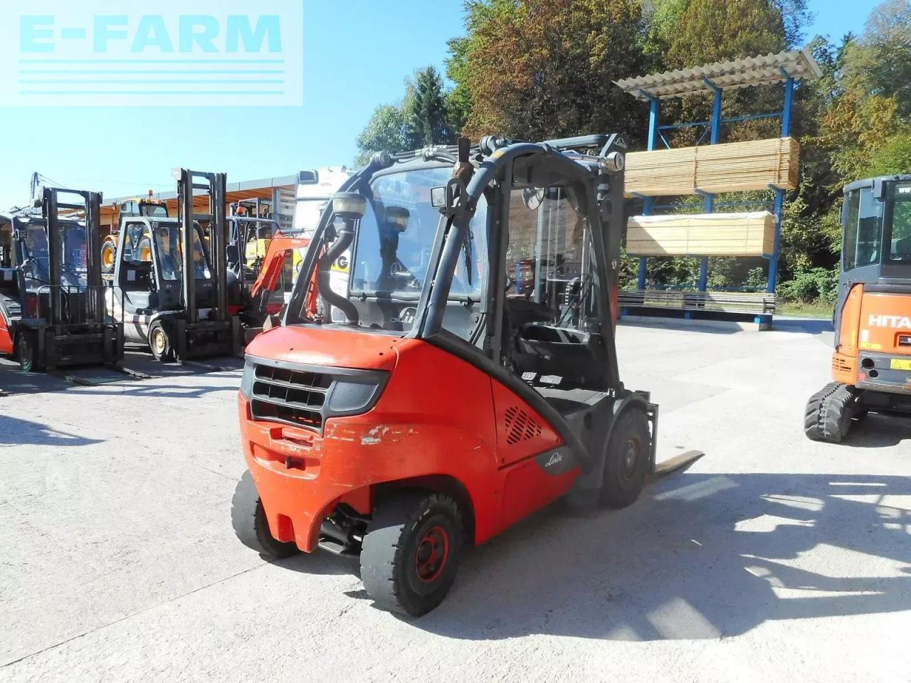 Linde h30d-02 triplex 5,5m + ss + halbkabine - Carrello elevatore: foto 4 Linde h30d-02 triplex 5,5m + ss + halbkabine - Carrello elevatore: foto 4