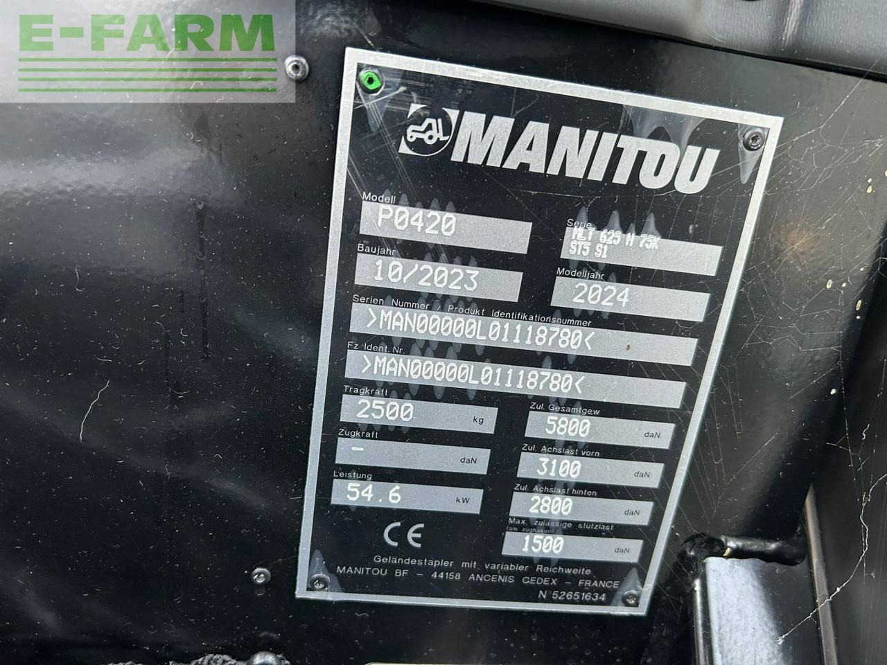 Sollevatore telescopico Manitou MLT 625 Elite: foto 13
