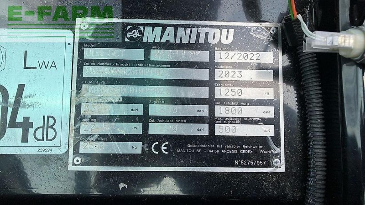 Sollevatore telescopico Manitou teleskoplader ulm 412 classic: foto 18 Sollevatore telescopico Manitou teleskoplader ulm 412 classic: foto 18