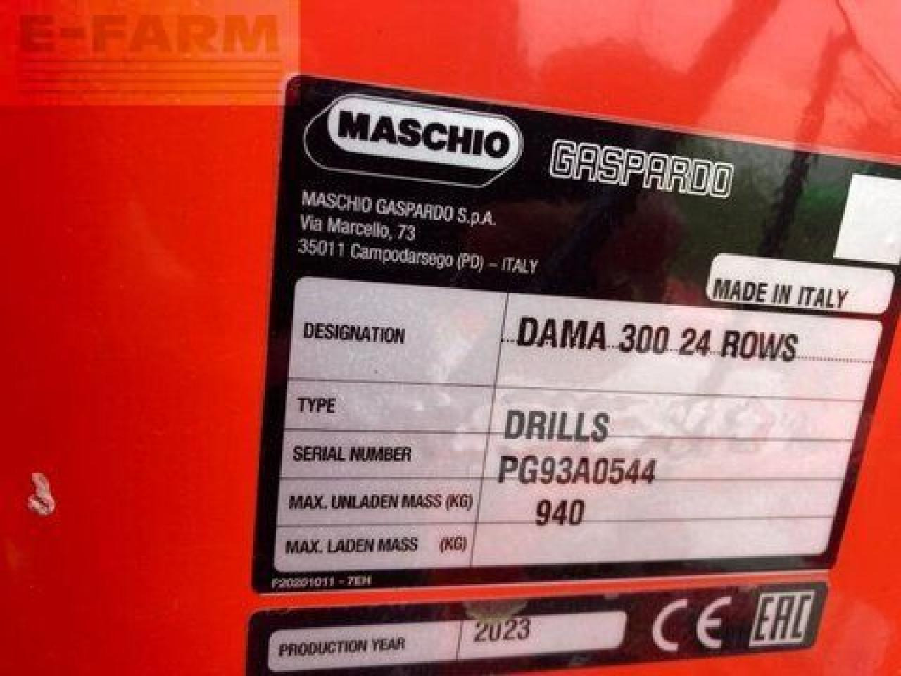 Maschio dm classic 3000 + dama 300 - Seminatrice: foto 3 Maschio dm classic 3000 + dama 300 - Seminatrice: foto 3