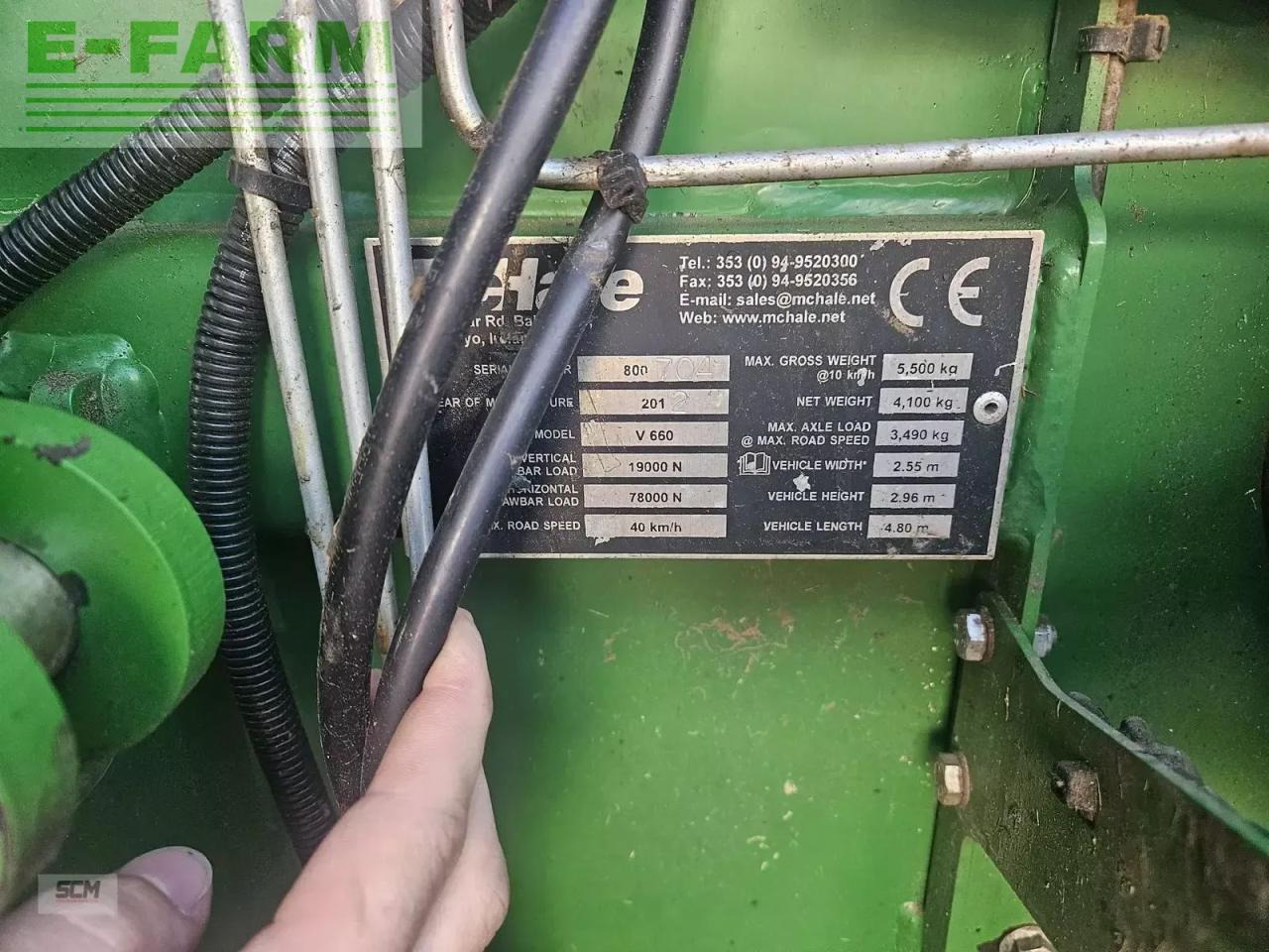 Mc Hale v 660 - Pressa quadra: foto 5 Mc Hale v 660 - Pressa quadra: foto 5