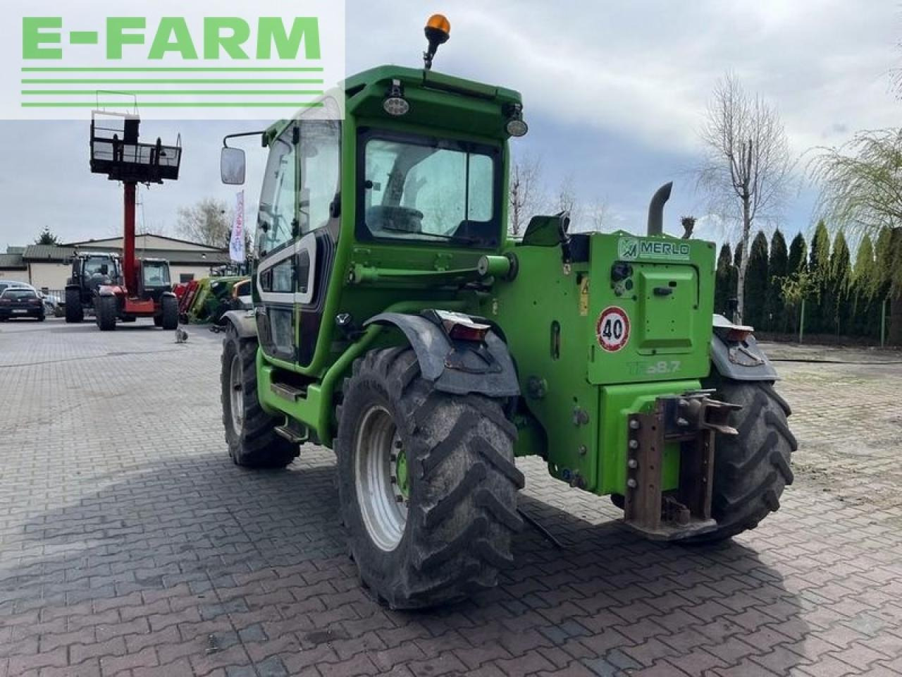 Sollevatore telescopico Merlo tf 38.7 cs-120 turbofarmer: foto 7
