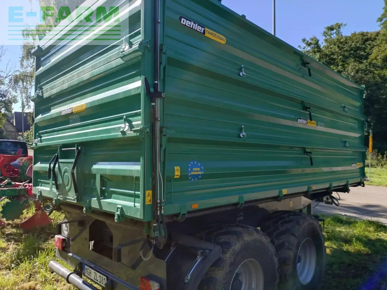 Oehler tdk 160, 16to, hydr. rückwand - Rimorchio a cassone agricolo: foto 3 Oehler tdk 160, 16to, hydr. rückwand - Rimorchio a cassone agricolo: foto 3