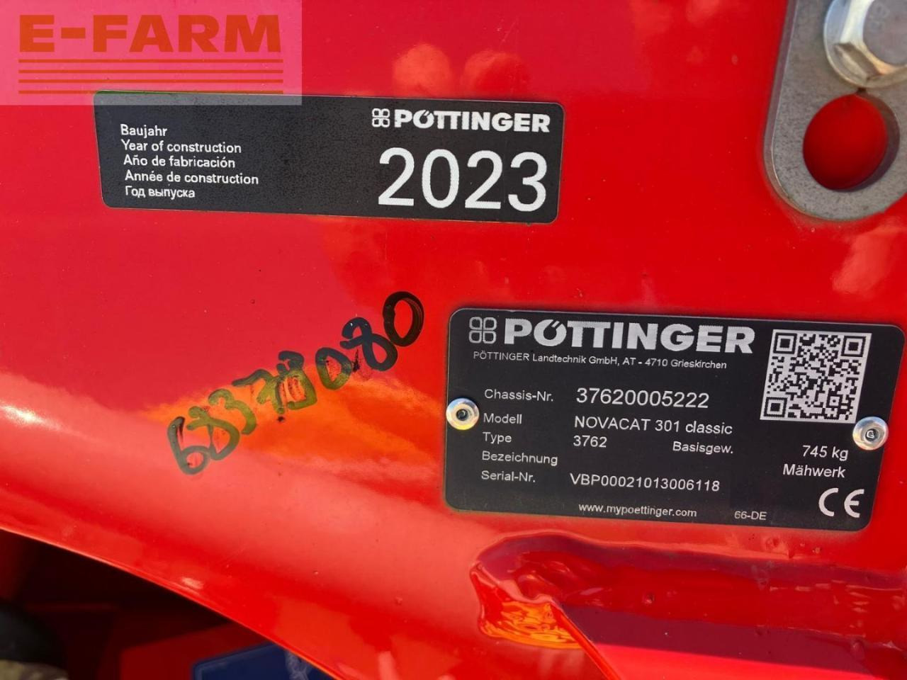 Falciatrice Pöttinger Novacat 301 classic: foto 9