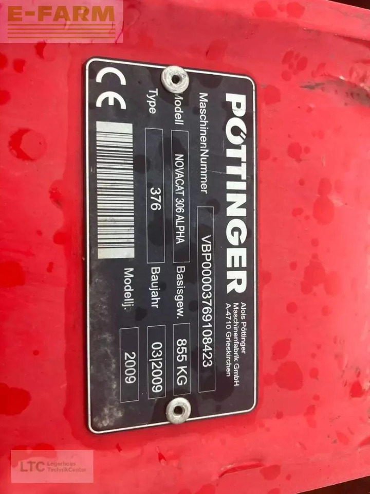 Pöttinger Novacat 306 Alpha - Falciatrice: foto 5 Pöttinger Novacat 306 Alpha - Falciatrice: foto 5