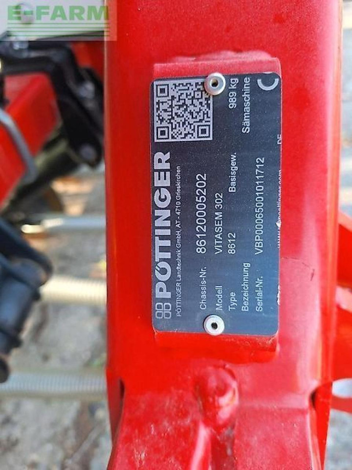 Pöttinger vitasem 302 drillmaschine sämaschine scheibenschare - Seminatrice: foto 4 Pöttinger vitasem 302 drillmaschine sämaschine scheibenschare - Seminatrice: foto 4