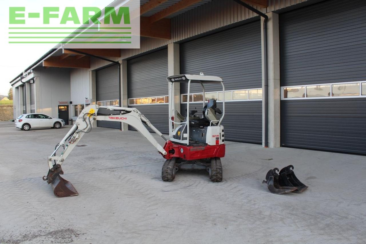 Takeuchi takeuchi tb 217 r minibagger - bagger - Miniescavatore: foto 2 Takeuchi takeuchi tb 217 r minibagger - bagger - Miniescavatore: foto 2