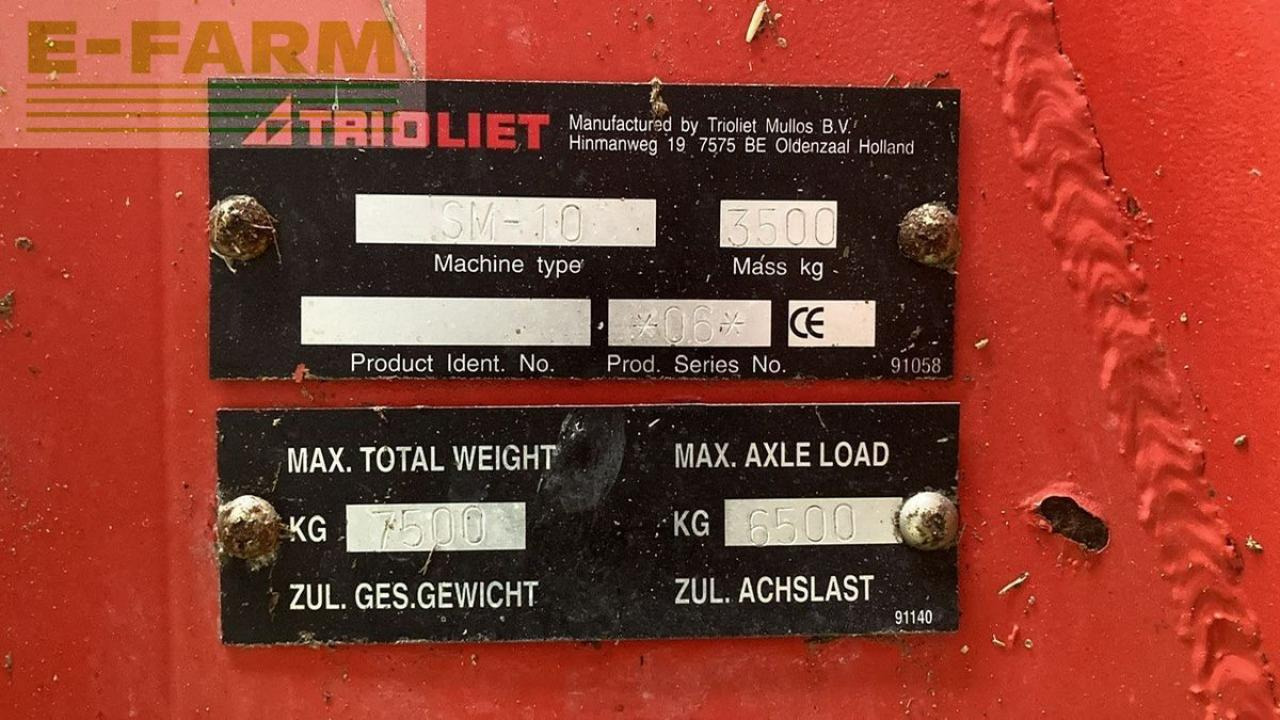 Trioliet solomix 1000 futtermischwagen - Macchina per l'allevamento: foto 5 Trioliet solomix 1000 futtermischwagen - Macchina per l'allevamento: foto 5