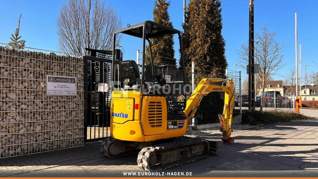 Komatsu Minibagger PC 16 R-3HS, Schnellwechsler MS01 - Miniescavatore: foto 4 Komatsu Minibagger PC 16 R-3HS, Schnellwechsler MS01 - Miniescavatore: foto 4