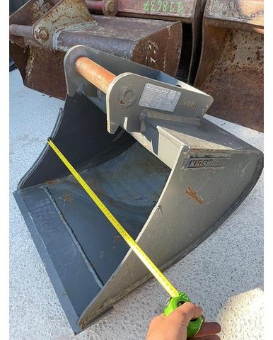 Kinshofer 50 cm Tieflöffel mit Lehnhoff MS01 Aufnahme - Benna per escavatore: foto 1 Kinshofer 50 cm Tieflöffel mit Lehnhoff MS01 Aufnahme - Benna per escavatore: foto 1