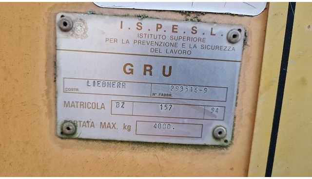 Gru automontante Liebherr 35K Schnellbaukran: foto 17 Gru automontante Liebherr 35K Schnellbaukran: foto 17