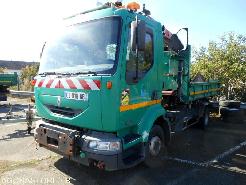 CAMION PTAC < 19 T RENAULT M180 (CA219) - Camion con gru: foto 1 CAMION PTAC < 19 T RENAULT M180 (CA219) - Camion con gru: foto 1