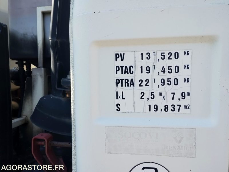 Camion 19t Hydrocureur Renault G300 Maxter 142142km – équipement Huwer - Autospurgo: foto 4 Camion 19t Hydrocureur Renault G300 Maxter 142142km – équipement Huwer - Autospurgo: foto 4