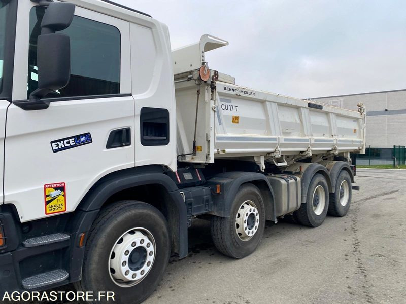 CAMION 8X4 SCANIA G410 BI-BENNE MEILLER 310 500 KM 2019 - Camion: foto 1 CAMION 8X4 SCANIA G410 BI-BENNE MEILLER 310 500 KM 2019 - Camion: foto 1