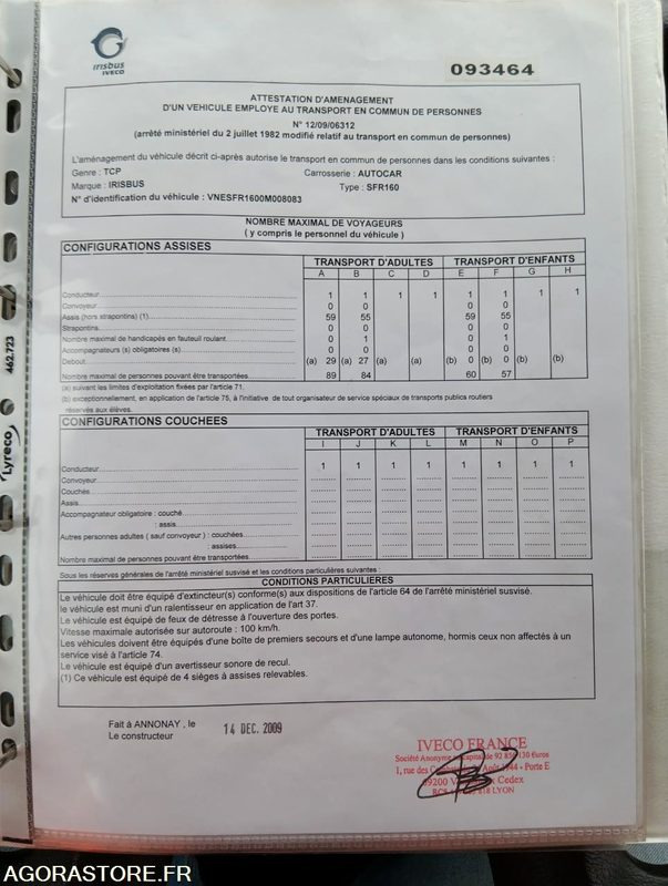 IVECO BUS CROSSWAY N°093464 - Scuolabus: foto 3 IVECO BUS CROSSWAY N°093464 - Scuolabus: foto 3