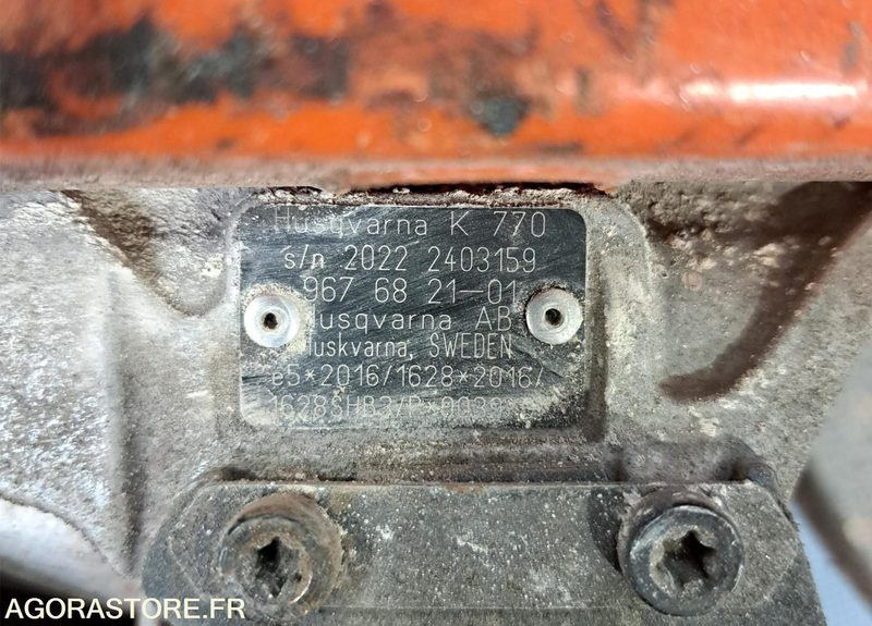 LOT DE 5 DECOUPEUSES THERMIQUES HUSQVARNA K 770 SANS RESERVOIR A EAU - Attrezzatura da costruzione: foto 3 LOT DE 5 DECOUPEUSES THERMIQUES HUSQVARNA K 770 SANS RESERVOIR A EAU - Attrezzatura da costruzione: foto 3