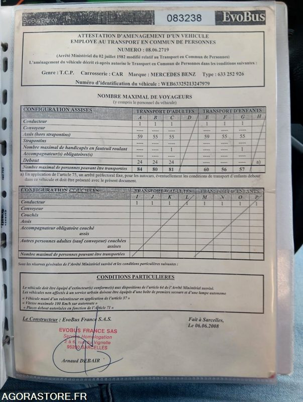 MERCEDES INTOURO N°083238 - Scuolabus: foto 4 MERCEDES INTOURO N°083238 - Scuolabus: foto 4