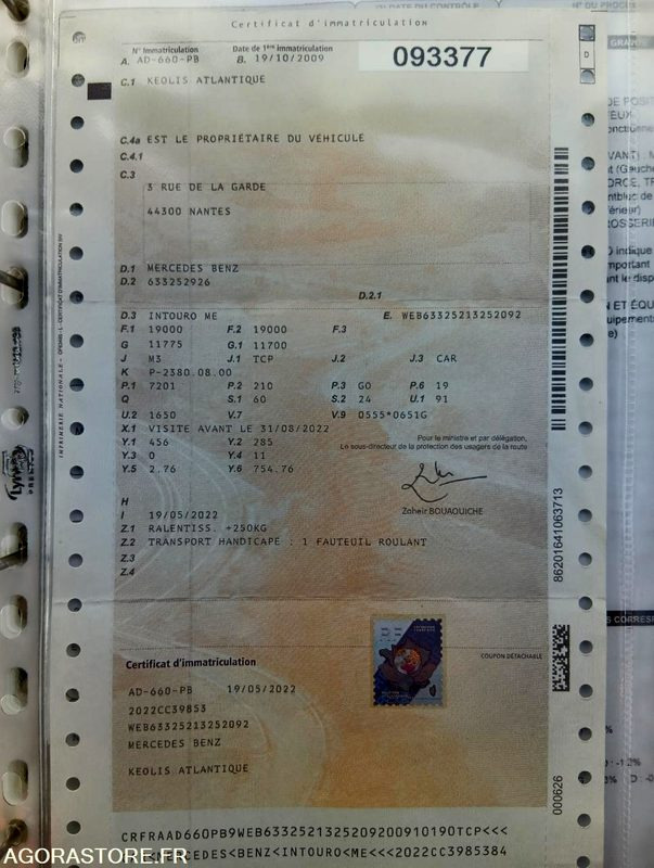 MERCEDES INTOURO N°093377 - Scuolabus: foto 4 MERCEDES INTOURO N°093377 - Scuolabus: foto 4