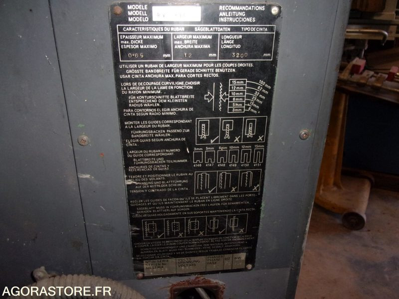 Sega a nastro per ferro RARE SCIE a ruban verticale a métaux ULTRA: foto 10 Sega a nastro per ferro RARE SCIE a ruban verticale a métaux ULTRA: foto 10