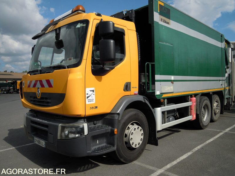Renault Premium 380 6x2 DXI 11 équipé d'une benne SEMAT OM Série 14000 - Camion immondizia: foto 1 Renault Premium 380 6x2 DXI 11 équipé d'une benne SEMAT OM Série 14000 - Camion immondizia: foto 1