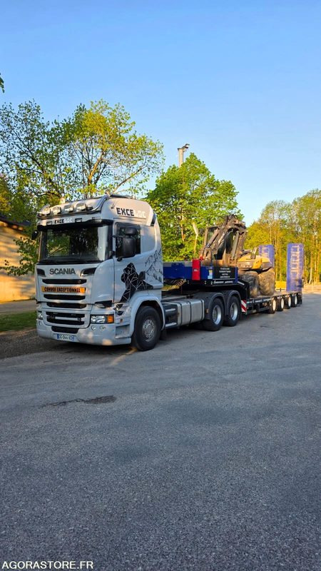 CAMION TRACTEUR 6X4 SCANIA R730 V8 2014 440 000 KM PTRA 150T + PORTE ENGINS FAYM - Trattore stradale: foto 1 CAMION TRACTEUR 6X4 SCANIA R730 V8 2014 440 000 KM PTRA 150T + PORTE ENGINS FAYM - Trattore stradale: foto 1