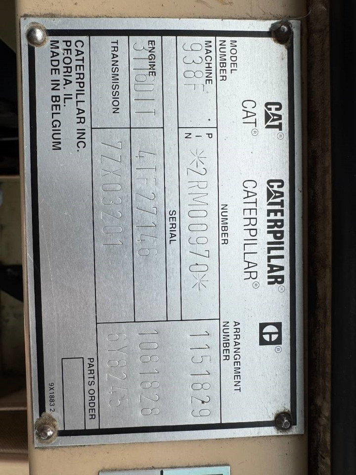 CAT 938 F II - Pala gommata: foto 5 CAT 938 F II - Pala gommata: foto 5