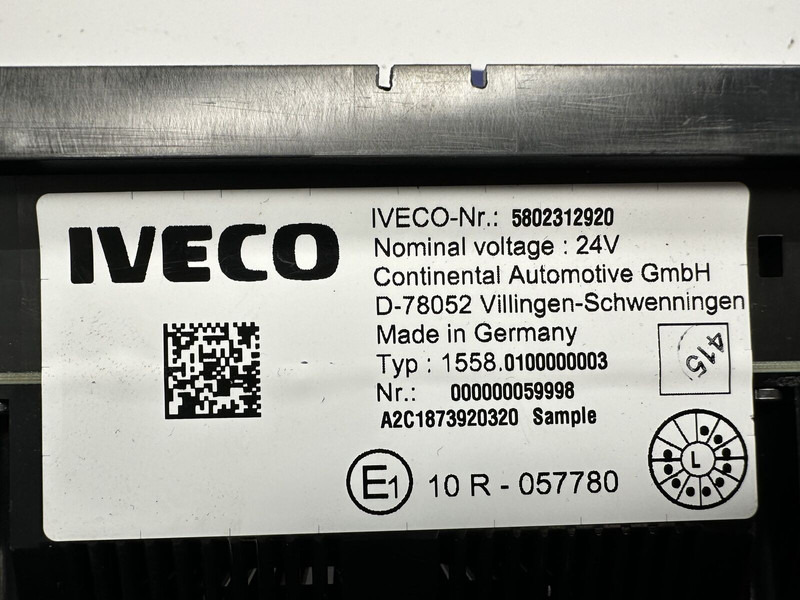 Iveco cluster - Cruscotto per Camion: foto 3 Iveco cluster - Cruscotto per Camion: foto 3