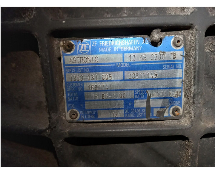 ZF 12AS2330TD - Cambio per Camion: foto 5 ZF 12AS2330TD - Cambio per Camion: foto 5