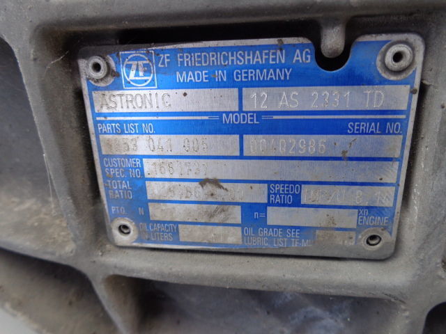 ZF gearbox 12AS2331TD 12AS2331 TD - Cambio per Camion: foto 5 ZF gearbox 12AS2331TD 12AS2331 TD - Cambio per Camion: foto 5
