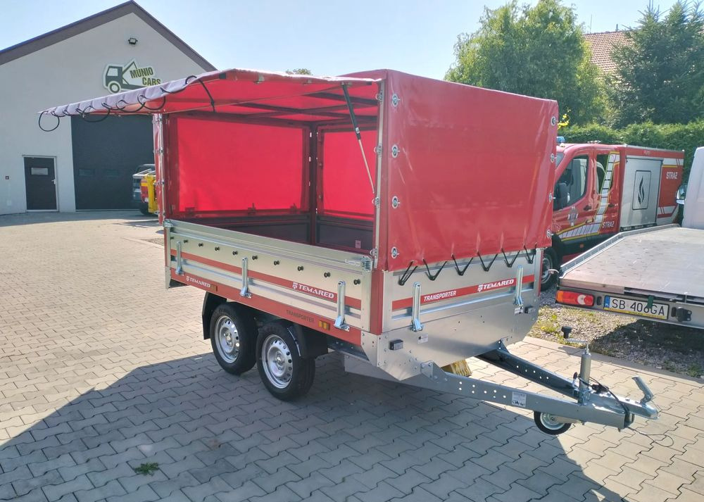 Rimorchio pianale/ Cassonato nuovo TEMARED 2osie 750kg straż strażacka pożarnicza: foto 6