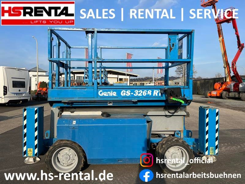Genie GS3268 RT diesel 4x4 12m (1480) - Piattaforma a pantografo: foto 1 Genie GS3268 RT diesel 4x4 12m (1480) - Piattaforma a pantografo: foto 1