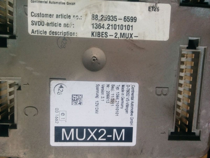 MAN MUX2-M 1364.21020101/ 1364.21010101 - ECU: foto 3 MAN MUX2-M 1364.21020101/ 1364.21010101 - ECU: foto 3