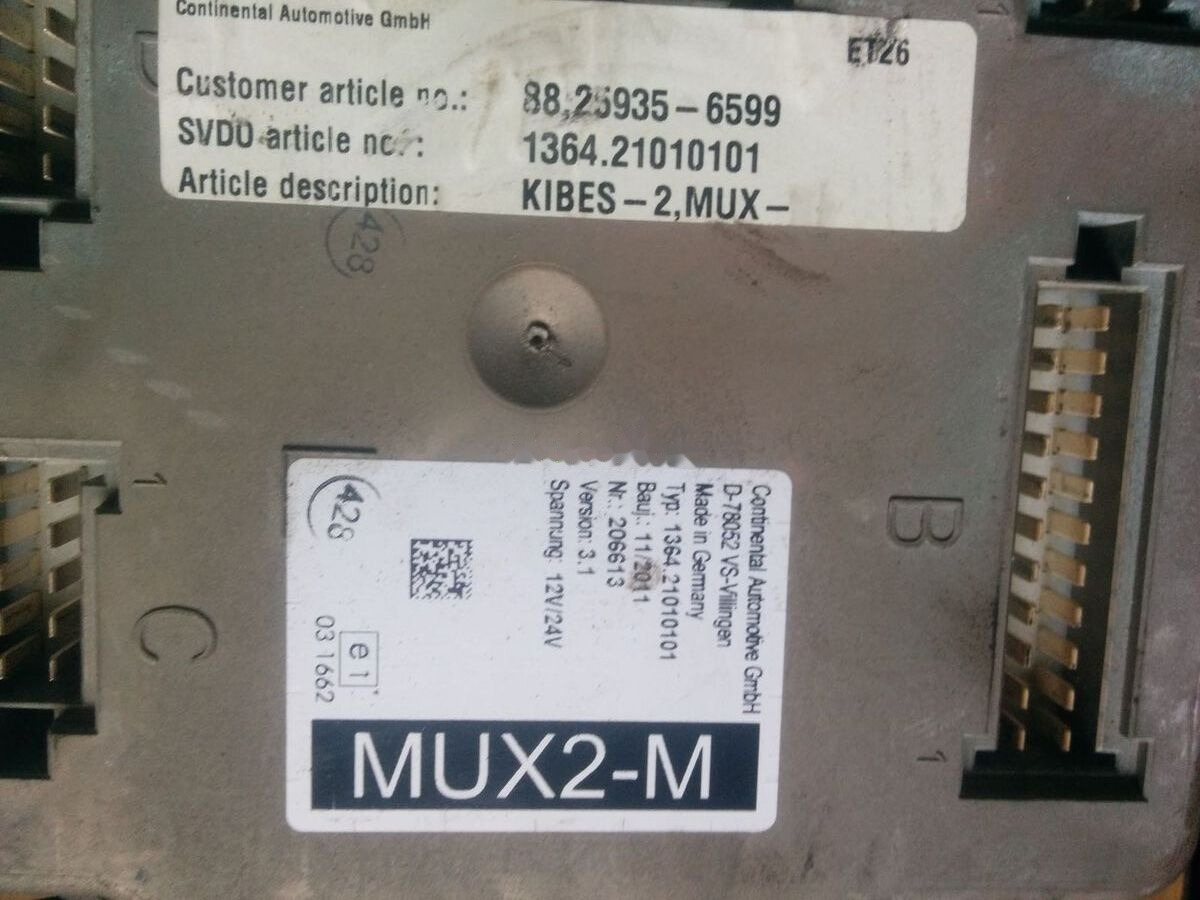 MAN MUX2-M 1364.21020101/ 1364.21010101 MAN City - ECU per Autobus: foto 4 MAN MUX2-M 1364.21020101/ 1364.21010101 MAN City - ECU per Autobus: foto 4